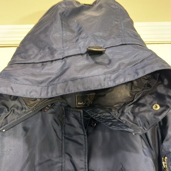 🔵 Vintage Y2K Baby Phat Blue Hooded Bomber Puffer Jacket Size XL - Picture 9 of 13